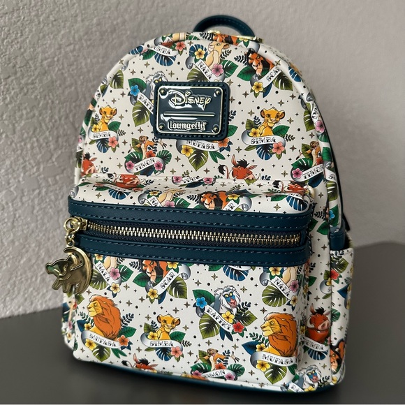 Loungefly The Lion King Tattoo Style Mini Backpack NWT main image 2